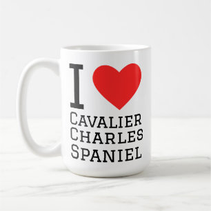 Ik hou van cavalier Charles spaniel Koffiemok
