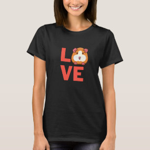 Ik hou van cavia's, vee- en diereneigenaars t-shirt