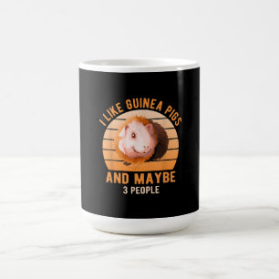 Ik hou van cavia's Wheek Cavy Lover cavia Pig Mom Koffiemok