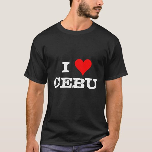 Ik hou van Cebu T-shirt (Voorkant)