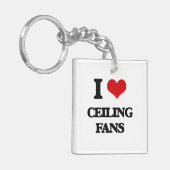 Ik hou van Ceiling Fans Sleutelhanger (Voorkant Links)