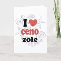 Ik hou van Cenozoic grappig citaat voor wetenschap