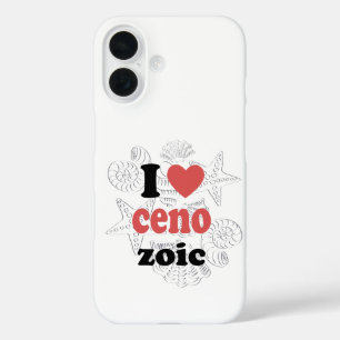 Ik hou van Cenozoic grappig citaat voor wetenschap iPhone 16 Hoesje