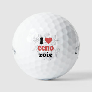 Ik hou van Cenozoic grappig citaat voor wetenschap Golfballen