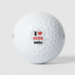 Ik hou van Cenozoic grappig citaat voor wetenschap Golfballen