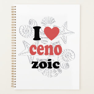 Ik hou van Cenozoic grappig citaat voor wetenschap Planner