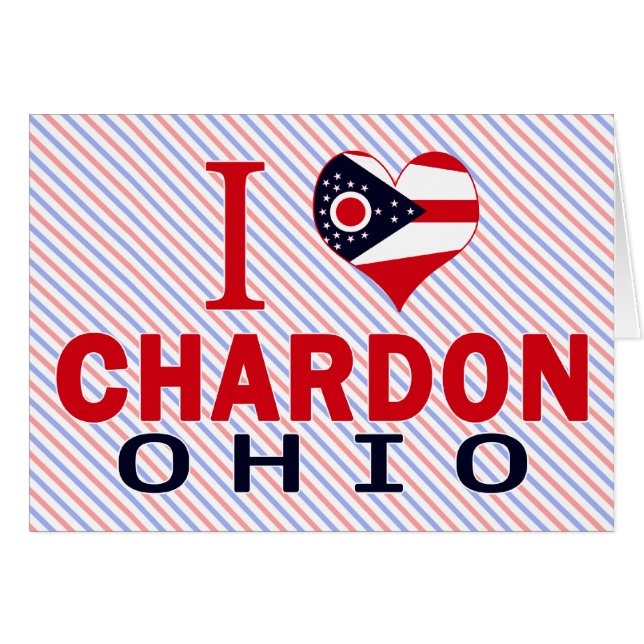 Ik hou van Chardon, Ohio (Voorkant Horizontaal)
