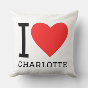 Ik hou van Charlotte Kussen