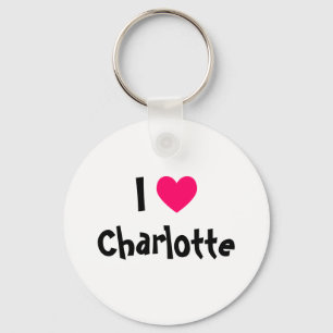 Ik hou van Charlotte Sleutelhanger