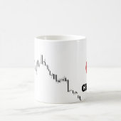 Ik hou van CHARTS, ik ben hartkaartjes - de mok va (Center)