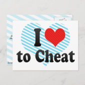 Ik hou van Cheat Briefkaart (Voorkant / Achterkant)