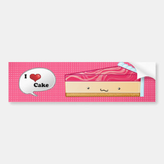 Ik hou van Cheesecake Bumpersticker