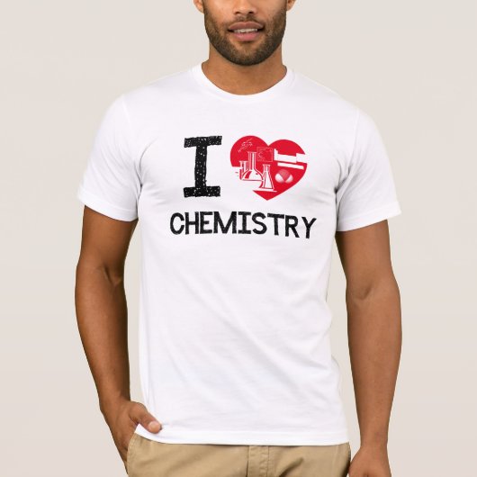 Ik hou van Chemie!!! T-shirt (Voorkant)