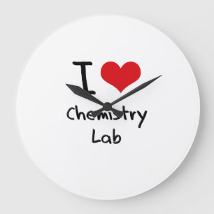 Ik hou van Chemistry Lab Grote Klok