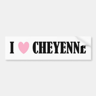 IK HOU VAN CHEYENNE BUMPERSTICKER