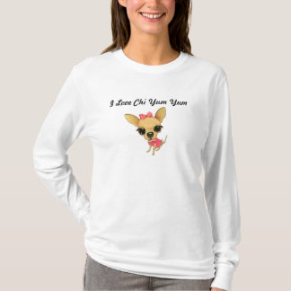 Ik hou van Chi Yum Long Slapt T-Shirt