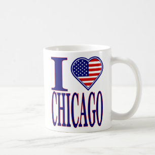 Ik hou van Chicago Forth van de Mok van de Uitgave
