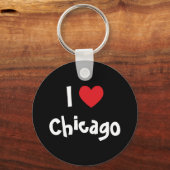 Ik hou van Chicago Sleutelhanger (Voorkant)