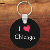Ik hou van Chicago Sleutelhanger (Voorkant)