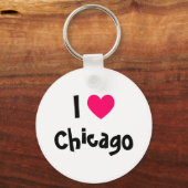 Ik hou van Chicago Sleutelhanger (Voorkant)
