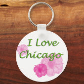 Ik hou van Chicago Sleutelhanger (Voorkant)