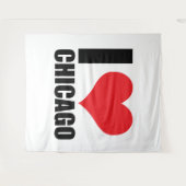 Ik hou van Chicago Wandkleed (Voorkant (horizontaal))