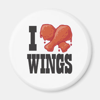 Ik hou van Chicken Wings Magneet