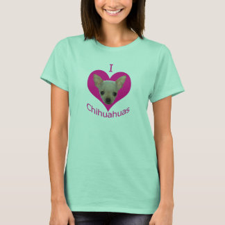 Ik hou van chihuahuas t-shirt