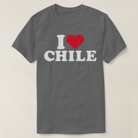 Ik hou van Chili T-shirt (Design voorkant)