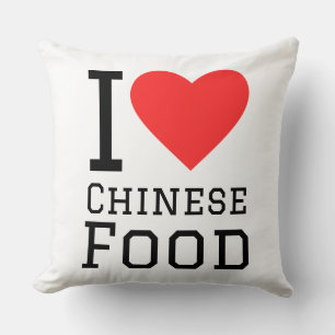 Ik hou van Chinees eten Kussen
