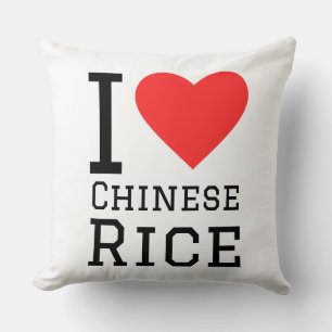 Ik hou van Chinese rijst Kussen