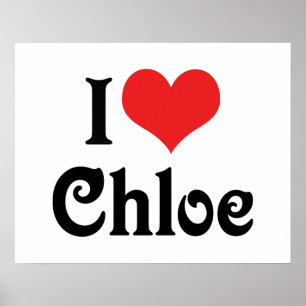 Ik hou van Chloe Poster
