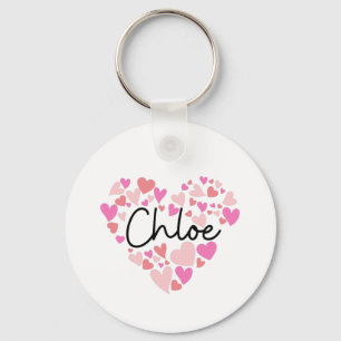 Ik hou van Chloe Sleutelhanger