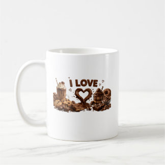 Ik hou van Chocolade Koffiemok