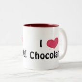 Ik hou van chocolade mok (Voorkant rechts)