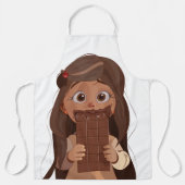 Ik hou van chocolade schort (Voorkant)