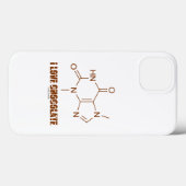 Ik hou van chocolade theobromine moleculaire chemi Case-Mate iPhone case (Achterkant (horizontaal))