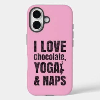 Ik hou van Chocolade, Yoga en Slapen | iPhone Hoes