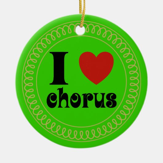 Ik hou van Chorus Ornament Gift (Voorkant)