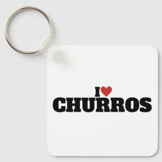 Ik hou van Churros Sleutelhanger