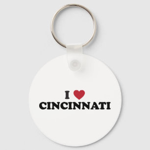 Ik hou van Cincinnati Ohio Sleutelhanger