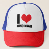 Ik hou van Cincinnati Trucker Pet (Voorkant)