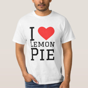 Ik hou van citroentaart t-shirt
