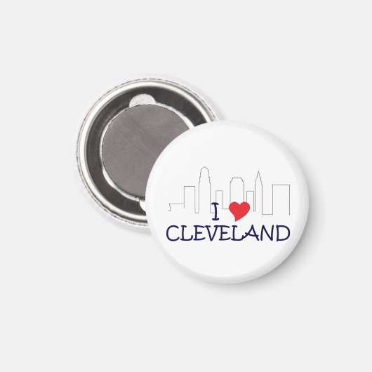 Ik hou van Cleveland Magneet (Voorkant / Achterkant)