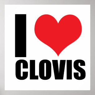 Ik hou van Clovis Poster