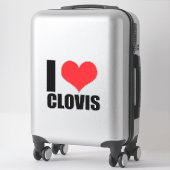 Ik hou van Clovis Sticker (Koffer)