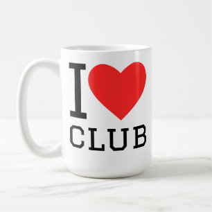 Ik hou van club koffiemok