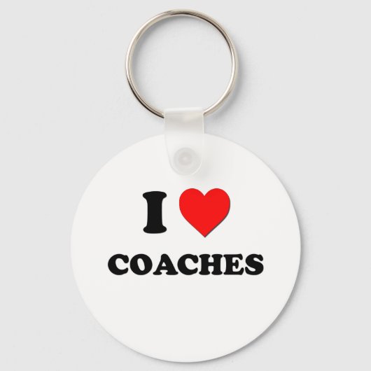 Ik hou van Coaches Sleutelhanger (Voorkant)