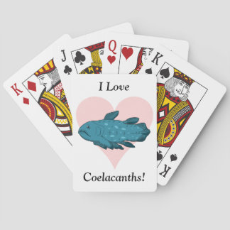 Ik hou van Coelacanths! Pokerkaarten