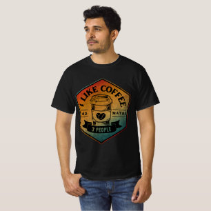 IK HOU VAN COFFIE EN MISSCHIEN 3 ANDERE MENSEN T-S T-SHIRT